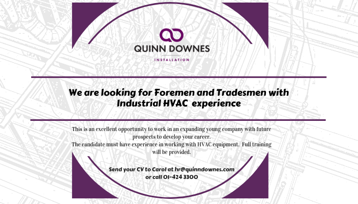 Foremen & Tradesmen wanted